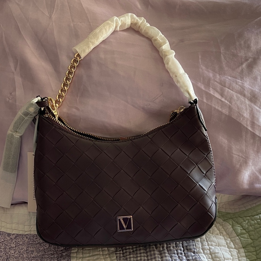 Victorias Secret Elegant Eggplant Color Bag NWT